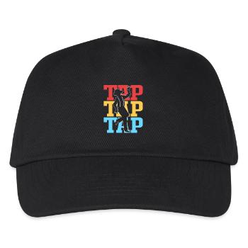 Tap dance - Kids’ Baseball Cap - black - Front