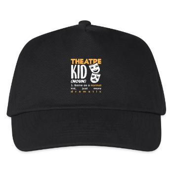 Musical Liebhaber Theaterkind - Kinder Basecap - Schwarz - Vorne