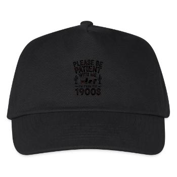 Bitte Hab Geduld Mit Mir Ich Komme Aus Den - Kinder Basecap - Schwarz - Vorne