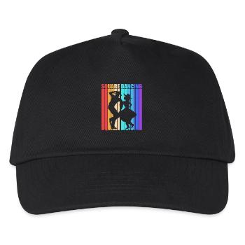 Square Dance - Kids’ Baseball Cap - black - Front