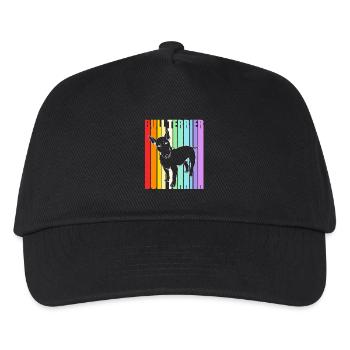 Bullterrier - Kinder Basecap - Schwarz - Vorne