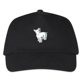 Bullterrier - Kinder Basecap - Schwarz - Vorne