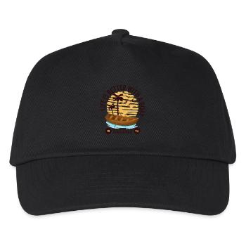 Boat Life Design - Kids’ Baseball Cap - black - Front