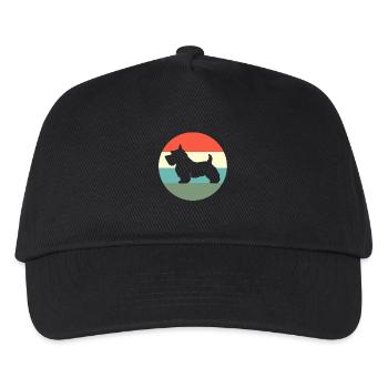Terrier écossais - Casquette de baseball Enfant - noir - Devant