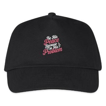 Be His Peace Because I'm His Problem 3 - Kinder Basecap - Schwarz - Vorne