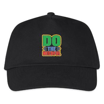 Do The Needful - Kinder Basecap - Schwarz - Vorne