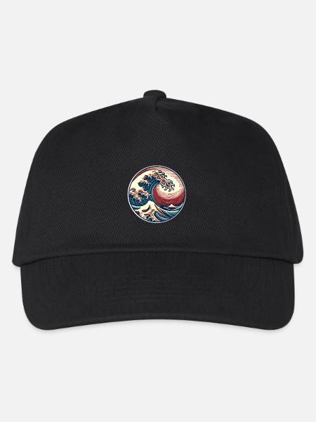 Welle - Kinder Basecap - Schwarz