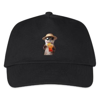 Otter - Kinder Basecap - Schwarz - Vorne