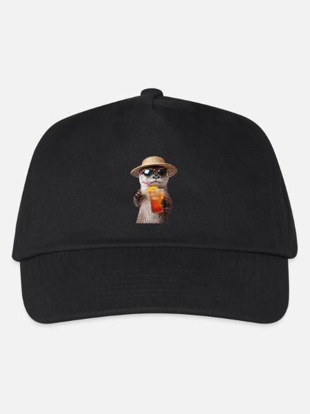 Otter - Kinder Basecap - Schwarz