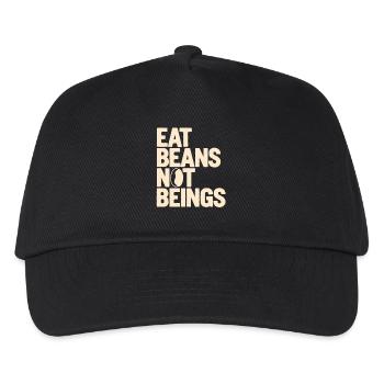 Eat Beans Not Being Vegan Vegetarian - Kids’ Baseball Cap - black - Front