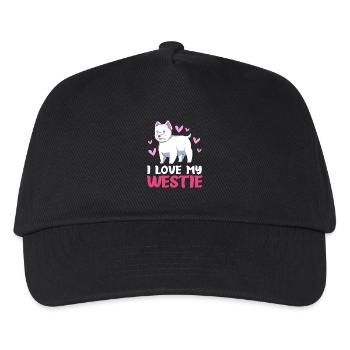 West Highland Terrier - Kids’ Baseball Cap - black - Front