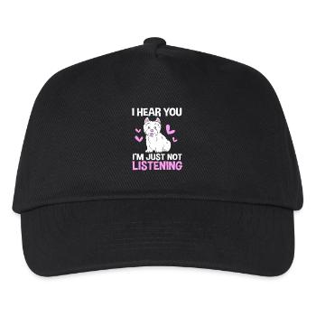 West Highland Terrier - Kids’ Baseball Cap - black - Front