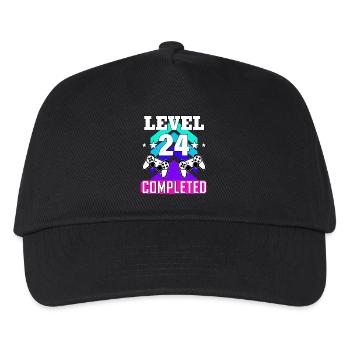 gaming geburtstag haha wie lustig - Kinder Basecap - Schwarz - Vorne