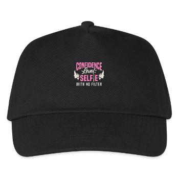 Plastic Surgery Confidence Level Cosmetic Nurse - Kids’ Baseball Cap - black - Front