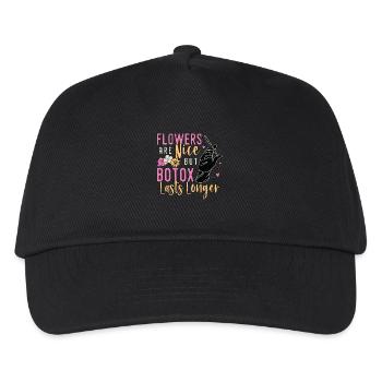 Plastic Surgery Flowers Are Nice Cosmetic Surgeon - Kids’ Baseball Cap - black - Front