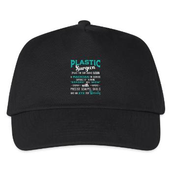 Plastic Surgeon A Magician In Scrubs Esthetician - Kids’ Baseball Cap - black - Front