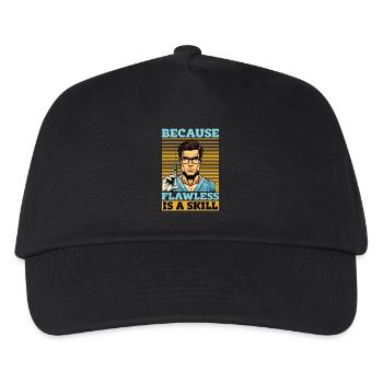 Plastic Surgery Because Flawless Is Esthetician - Kids’ Baseball Cap - black - Front