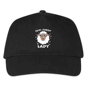 Sheep Saying Domestic Sheep Funny Sheep Gift - Kids’ Baseball Cap - black - Front
