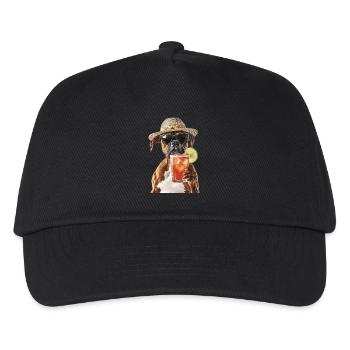 Boxer - Kinder Basecap - Schwarz - Vorne