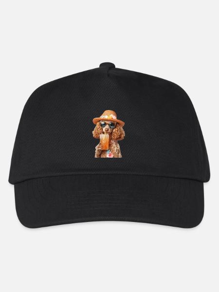 Pudel - Kinder Basecap - Schwarz