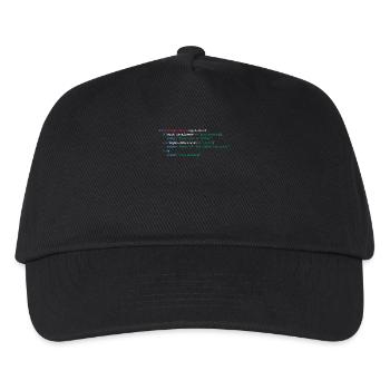 Programmer Coffee Code Computer Science Gift - Kids’ Baseball Cap - black - Front