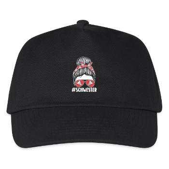 Badminton Sister Badminton - Kids’ Baseball Cap - black - Front