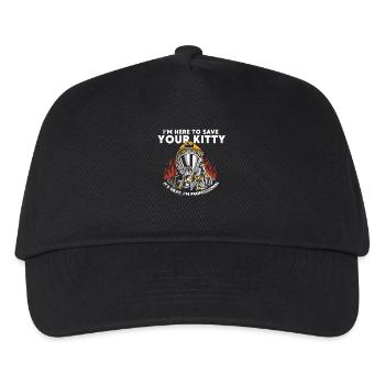 I'm here to save your cat - - Kids’ Baseball Cap - black - Front