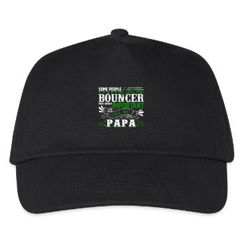 Bouncer Papa - Kids’ Baseball Cap - black - Front