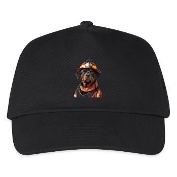 Rottweiler - Kinder Basecap - Schwarz - Vorne