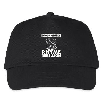 Poetry Slam Rhyme Rebellion Slam Poetry - Kids’ Baseball Cap - black - Front