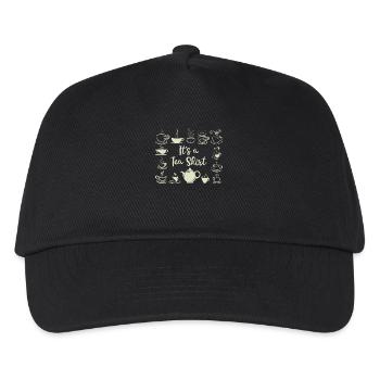 It's a Tea Shirt Funny Teacup Illustrations - Kids’ Baseball Cap - black - Front