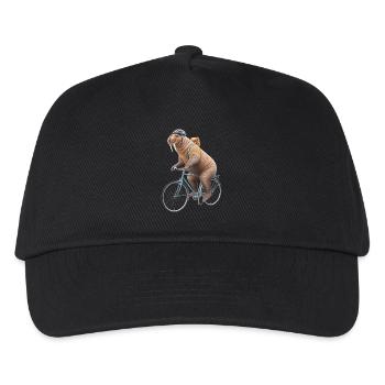 Walross - Kinder Basecap - Schwarz - Vorne