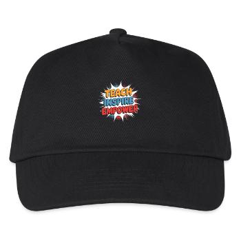 Teachers Inspire Strengths: Teach Inspire Empower - Kids’ Baseball Cap - black - Front