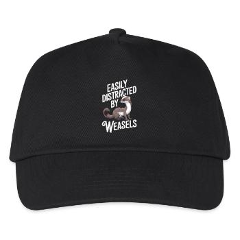 Wiesel - Kinder Basecap - Schwarz - Vorne