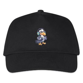 Geier - Kinder Basecap - Schwarz - Vorne