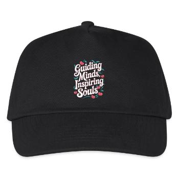 Teachers: Leaders, Inspiring Souls - Kids’ Baseball Cap - black - Front