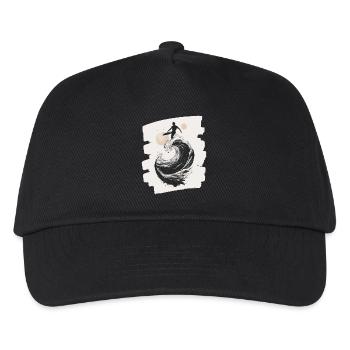 Surfeur - Casquette de baseball Enfant - noir - Devant