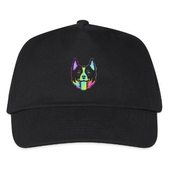 Border Collie - Kids’ Baseball Cap - black - Front