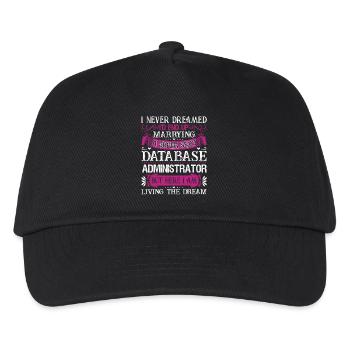 Marry A Database Administrator - Kids’ Baseball Cap - black - Front