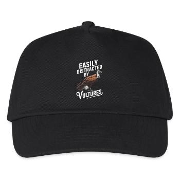 Geier - Kinder Basecap - Schwarz - Vorne