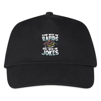 avec le Rapids Flow Roll avec le - Casquette de baseball Enfant - noir - Devant
