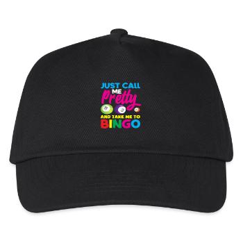 Joueur de bingo Call Me Pretty - Casquette de baseball Enfant - noir - Devant