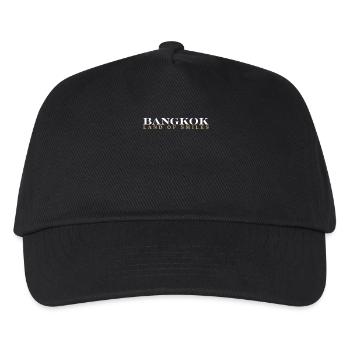 Bangkok Land des Lächelns - Kinder Basecap - Schwarz - Vorne