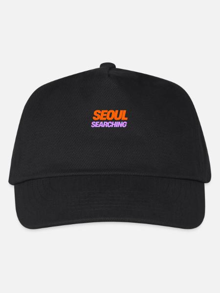 Seoul Searching Vibes - Perfektes Geschenk für K-Culture - Kinder Basecap - Schwarz