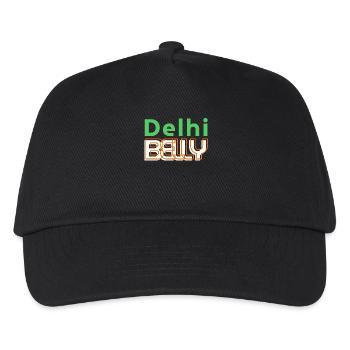 Delhi Belly Neon Logo Tee - Kids’ Baseball Cap - black - Front