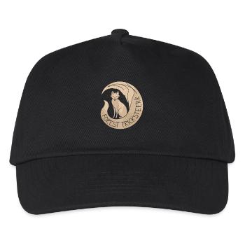 Forest Tricksteerr Fuchs Illustration Tierwelt - Kinder Basecap - Schwarz - Vorne