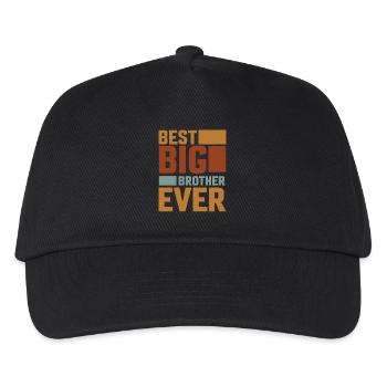 Le meilleur Big Brother de tous les temps ! Meilleur Big Brother de tous les temps - Casquette de baseball Enfant - noir - Devant