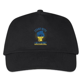Support for Ukraine - Kids’ Baseball Cap - black - Front
