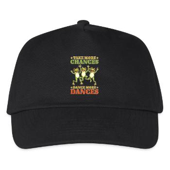 Take More Chances Dance More Dances 2 - Kinder Basecap - Schwarz - Vorne