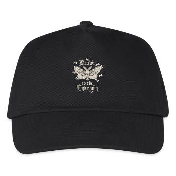 Von Der Unbekannten Angezogen Schmetterling Kunst - Kinder Basecap - Schwarz - Vorne
